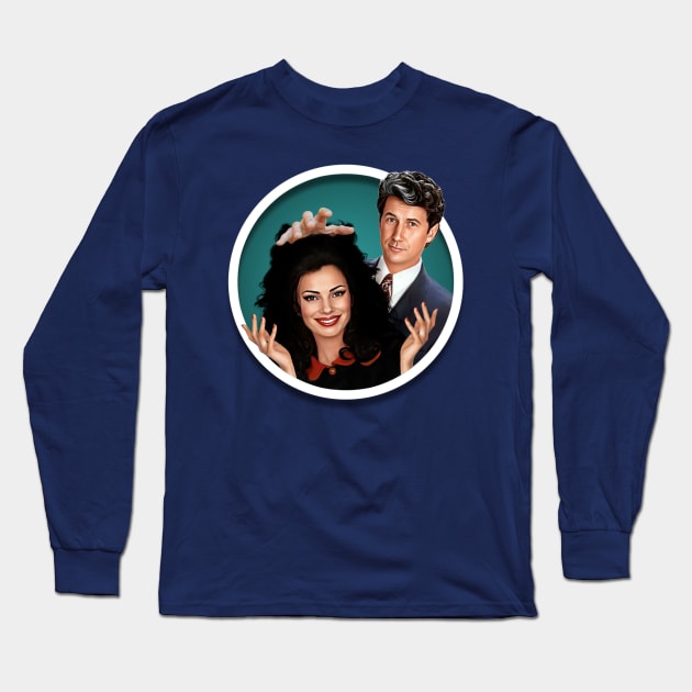 The Nanny - Fran and Mr. Sheffield Long Sleeve T-Shirt by Zbornak Designs